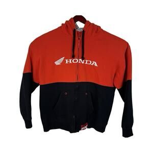 FACTORY EFFEX HONDA Hoodie Sweatshirt Mens XL Full Zip Drawstring Pocket